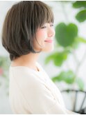 千早/髪質改善/似合わせカットオリーブベージュ!クラシカルボブc