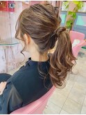 大人かわいいヘアアレンジ20代30代40代☆髪質改善【Pink】