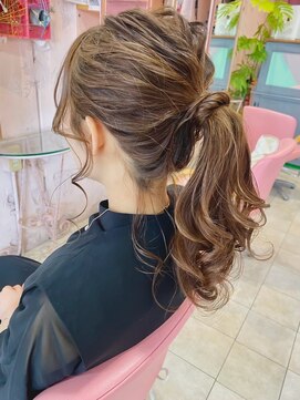 ミーネピンク 行徳店(Miene Pink) 大人かわいいヘアアレンジ20代30代40代☆髪質改善【Pink】