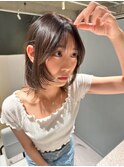 縮毛矯正/酸性ストレート/レイヤーカット/くびれミディアム
