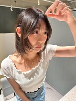 アム(amu)&nbsp;縮毛矯正/酸性ストレート/レイヤーカット/くびれミディアム