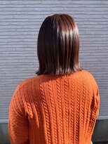 美容室 フォーリア Foglia 肩上ボブ ナチュラルブラウン