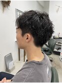 大人メンズヘア◎ ゆるめツイストショート