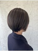 白髪ぼかしハイライト
