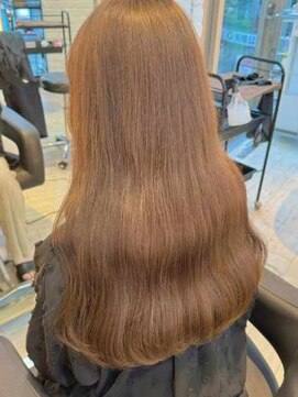 インク サカエ(inq sakae) ミルクティーベージュ　韓国ヘア　ブリーチカラー