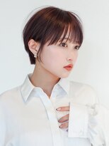 アイティーバイアルバム 松戸店(IT by ALBUM)&nbsp;前髪カットショートおくれ毛ココアベージュ_F1263