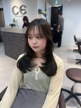 ザシェノンウメダ(THA CHAINON UMEDA) 心斎橋/着物ヘア/大人ガーリー/ダークアッシュ/似合わせカット