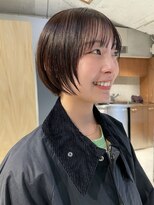 スク(SUKU) コンパクトショート×アッシュブラウン