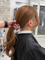 プライズ 表参道原宿店(prize) ツーブロックポニーテール刈り上げ女子ボーイッシュメンズライク