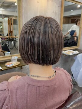 アムレヘアーエタ(amule hair eta) 【amule hair eta】アンブレラカラー×パッっとボブ