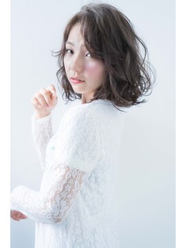 シエル ヘアーデザイン(Ciel Hairdesign) 【Ciel】　デジタルパーマデ作る、小顔感UPのクラシカルロブ