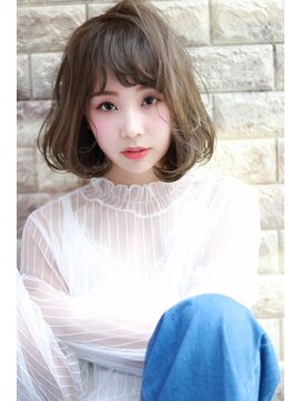 ヒップスデコ(Hip's deco) 柔らかグレージュ×ルーズボブ◆大宮Hip's◆