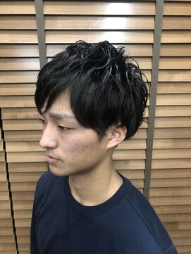 イノウエ(cut shop INOUE) ショートレイヤーツーブロスタイル