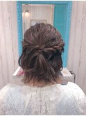 ＊お呼ばれシンプルハーフアップ＊