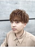 ベールベージュ×マッシュ