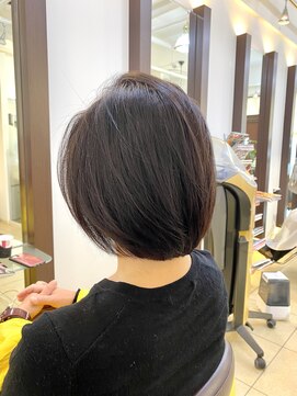 ヘアアーク(HAIR arc) 大人ボブ#ショート#京成津田沼#京成大久保#奏の杜#ベビーバング