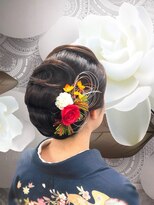 ビューティーサロンラエラ(Beauty salon laera)&nbsp;着物ヘアセット　和髪　和装ヘア　正月ヘア　まとめ髪　大人ヘア