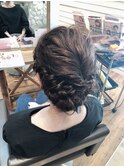 お洒落パーティーヘアー