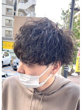 アース オーセンティック 武蔵小山店(EARTH Authentic) 波巻きパーマ/武蔵小山美容室/メンズパーマ/メンズヘア/マッシュ
