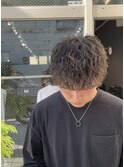 波巻きパーマ/マッシュ