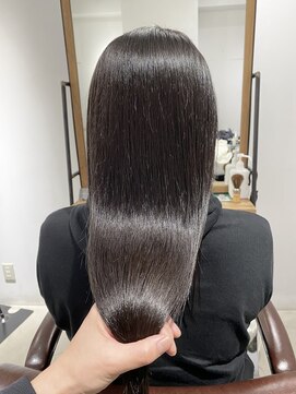 サルファ ヘアデザイン 名古屋 丸の内(S.ALPHA HAIR DESIGN) 自然な地毛風アッシュブラック