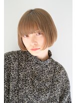 ガリカ 横浜(Gallica) 大人マッシュボブ/ミルクティーベージュ/20代30代40代<横浜>