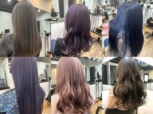 《Iris hair salonのオリジナルカラー☆ ブリーチ×透明感 特殊カラー×個性 トレンド×オシャレ》