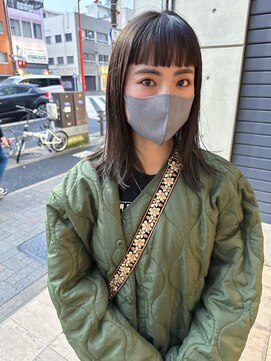 バディヘア ルーツ(BUDDY HAIR ROOTS) オン眉のハイライトヘア