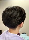 小顔補正立体カット 6:4分目 ロック ツーブロ カルマ &nbsp;フェード 