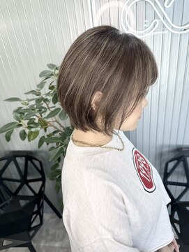 ループ(LOOP) ハイライト、ショートボブ