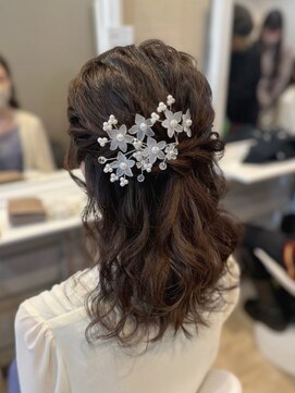ヘアセットサロン ミント(Hair set salon MINT) ルーズハーフアップ