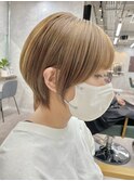 ハイトーンがかわいい◎丸みショート