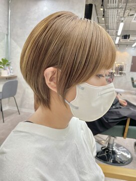 リミットバイアフィナー 大宮店(limit by Afinar) ハイトーンがかわいい◎丸みショート