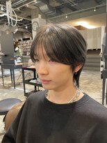 【akane】RIIZEウォンビン風中性メンズボブマッシュウルフヘア