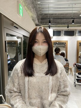 アドア 横浜(ADORE) 【ADORE横浜】ストレート×重めスタイル