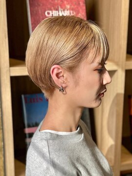 リブロ(liblo) ショートボブ × ブロンドベージュ【liblo】