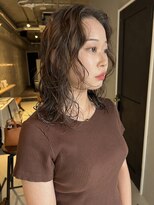 ソイリウム 下北沢(soi rium)&nbsp;ニュアンスパーマ_前髪なしパーマ_ミディアムパーマ