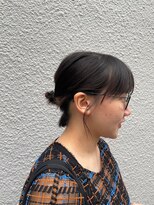 ヴァージ(Verge)&nbsp;レイヤーカット/ウェーブパーマ/前髪/こなれミディ[代官山駅]