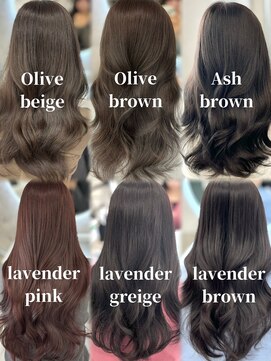 アイシー 表参道(ICY) 秋冬人気＊透明感カラー6選オリーブラベンダーグレージュ＊RINA