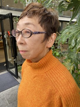 サラ 山口店(SARA) ミセスマダムのベリーショートハイライト