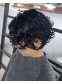 【くせ毛レベル４】くせ毛活かしショート