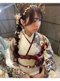 卒業式・成人式に☆【サイド編みおろし】ヘアアレンジ