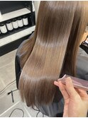 ミルクティブラウン×髪質改善