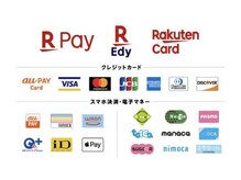 現金も、カードも、スマホ決済も◎