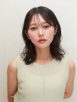 ララルーモ 渋谷公園通り店(LaLarOomo)&nbsp;ゆるふわロングボブ束感シースルーバング