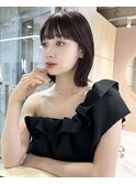 ♪顔周り　レイヤー　ウルフ　韓国ボブ　縮毛矯正