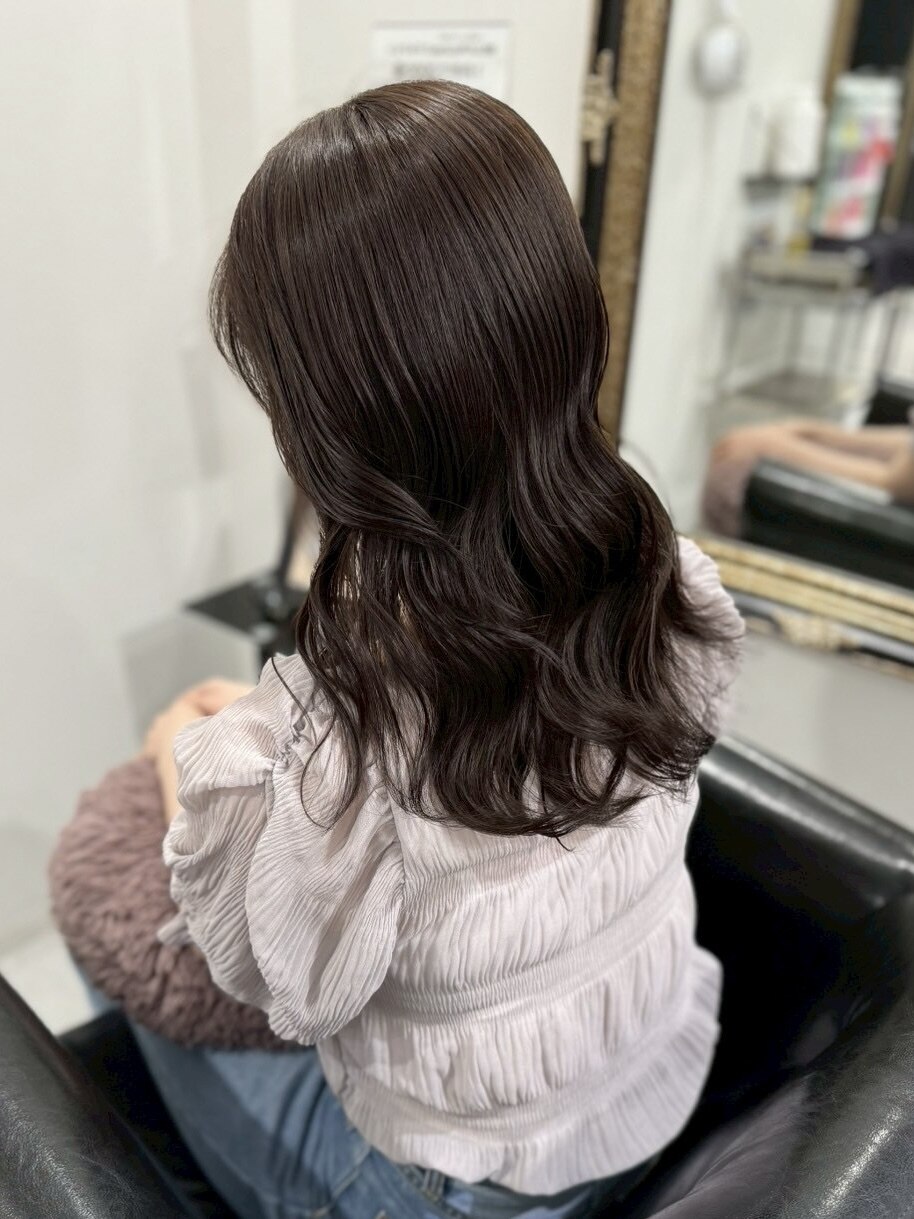 【☆人気No.１☆】カット＋オーガニックカラー＋うるツヤTR￥12400→ \10900