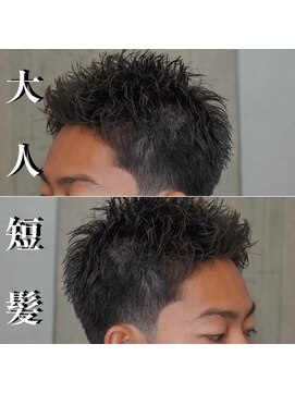 マークバーバーカンパニー 藤沢(MARK BARBER COMPANY.) 無造作短髪