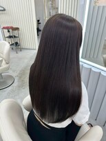 ユイマァル 岡山店(YUIMARL)&nbsp;20代30代ロング黒髪髪質改善トリートメント髪質改善ストレート