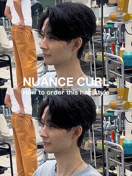 テラス(Terrace by Relato) 毛流れニュアンスルーズフェザーセンターパート赤羽メンズパーマ